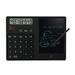 Calculators 12-Digit Display Pocket Desktop Calculator with Erasable Wiriting Pad for Student School Black