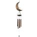Ykohkofe Moon Solar Hanging Decor Chimes Wind Outdoor Outside for Warm Glass Decoration & Hangs Solar Powe Hummingbird Wind Chimes for outside