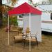 COOS BAY 5 Ft. W x 5 Ft. D Steel Outdoor Portable Canopy Tent with Sidewall