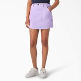 Dickies Women's High Waisted Carpenter Skirt - Purple Rose Size 26 (FKR04)