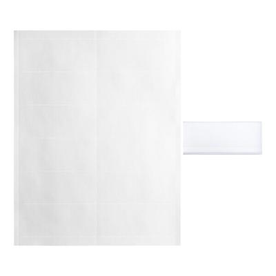 Regency Space Solutions 4" x 2" Slide-In Label Holder with Printable Insert Sheets - 25/Pack