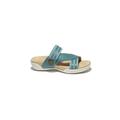 Wide Width Women's Desiree Sandal by Hälsa in Blue (Size 11 W)