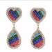 Zara Jewelry | Heart Zara Earrings | Color: Gold/Pink | Size: Os