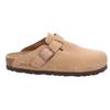 Pantoffel ROHDE "ALBA", Damen, Gr. 36, beige, Veloursleder, used, klassisch, Schuhe, Schlappen, Hausschuh mit leichter Laufsohle in Weite G