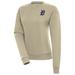 Women's Antigua Khaki Detroit Tigers Victory Pullover Sweatshirt