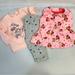 Disney Matching Sets | Disney Baby Minnie Mouse 0-3 Month Matching Set. | Color: Gray/Pink | Size: 0-3mb