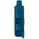 YOS Pillenbox Wasserflasche 4 Fächer 1 Tag - 375ml Trinkflasche mit Tablettenbox - Trinkflasche mit Tablettenfach - Daily - Blau