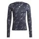 Adidas Herren T-Shirt (Long Sleeve) Tf AOP Ls Tee, Black/Print, HS9797, XS