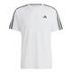 Adidas Herren T-Shirt (Short Sleeve) Tr-Es Base 3S T, White/Black, IB8151, XS