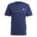 Adidas Herren T-Shirt (Short Sleeve) Tr-Es Comf Tee, Dark Blue/White, IC7422, ST