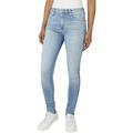 Röhrenjeans PEPE JEANS "REGENT" Gr. 27, Länge 32, blau (light blue) Damen Jeans Röhrenjeans