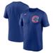 Men's Nike Royal Chicago Cubs New Legend Wordmark T-Shirt