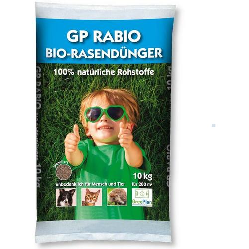 Gp Bio Rasendünger 10 kg Naturrasendünger Biorasendünger Langzeit - Greenplan