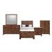 Picket House Furnishings Wren Twin 5PC Platform Storage Bedroom Set In Chestnut