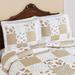 Alicia Patchwork Ruffle Border Pillow Sham