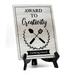 Signs ByLITA Award to Creativity Cooking Award Table Sign with Acrylic Stand (6 x 8â€œ)