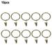 FANJIE Heavy Duty Metal Curtain Rings pole Rod Voile Curtain Hooks with Clips