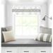 Kate Aurora Pacifico Complete 3 Piece Rod Pocket Embroidered Window Valance - Assorted Colors