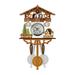 Wozhidaose Wall Clock Clock Room Wall Living Chime Retro Clock Cuckoo Clock Clock Alarm Wooden Clock Alarm Clock