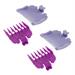 4Pcs/Set Hair Clipper Guide Comb Beard Trimmer Comb Trimmer Head Comb Replacement Clipper Blade Cutter Sleeve