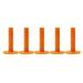 3 Pieces Elastic Golf Tee Zero Friction Tee Color Random Orange 5 Pcs 85mm