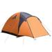 Outsunny 3-4 Person Camping Tent w/ Carrying Bag for Backpacking Hiking