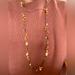 J. Crew Jewelry | J. Crew Coral And Gold Long Necklace | Color: Gold/Red | Size: Os