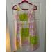 Lilly Pulitzer Dresses | Lilly Pulitzer Patchwork Shift Dress Size 6 | Color: Green/Pink | Size: 6