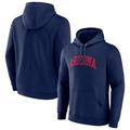 Men's Fanatics Branded Navy Arizona Wildcats Basic Arch Pullover Hoodie