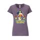 T-Shirt LOGOSHIRT "Print DC Comics Wonder Woman Stars" Gr. XS, lila Damen Shirts Longshirts