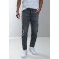 Jogg Pants BUFFALO Gr. XXL (60/62), N-Gr, schwarz (schwarz, moonwashed) Herren Jeans