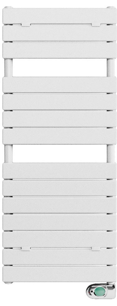 Elektrischer Badheizkörper SANOTECHNIK "E-Pisa", weiß (mineral weiß), B:50cm H:121,3cm, Stahl, Heizkörper, 500 W