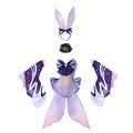 NSPSTT Genshin Cosplay Sangonomiya Kokomi Bunny Costume Suit Bunny Sangonomiya Kokomi Cosplay Bodysuit Outfit for Women Girls L