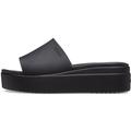 Crocs Women's Brooklyn Slide Sandal, Black, 7 UK
