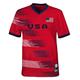 Official 2023 Women's Football World Cup Youth Team Shirt, USA, Red, 10-12 Years