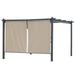 Aoodor Cordless Pergola Roller Shade 2 Pack, Polyester in Brown | 72 H x 115.2 W in | Wayfair 800-162-KA