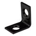 National Hardware Corner Bracket Metal in Black | 0.75 H x 0.75 W x 1 D in | Wayfair N266-478