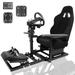 Anman Flight Simulator Bracket Racing Simulator Stand NO Steering Wheel Pedal Flight in Black | 41.3 H x 32 W x 62 D in | Wayfair 42H49HSSSHDWQT