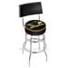 Holland Bar Stool NCAA 30" Swivel Bar Stool Upholstered/Metal in Blue/Gray | 45 H x 18 W in | Wayfair L7C430MITech