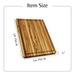 Ikkle Teak Wood Cutting Board, Reversible Chopping Serving Board Multipurpose Food Safe Thick Board, 18X14x1" Wood in Brown | 14 W in | Wayfair