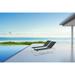 Latitude Run® Gardenella Reclining Chaise Lounge Metal in Gray | 42.5 H x 26.5 W x 66 D in | Outdoor Furniture | Wayfair