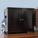 The Refined Feline The Refined Litter Box - Cat Litter Box Enclosure Cabinet w/ Drawer, Shaker Style + Feet Manufactured in Black/Brown | Wayfair