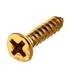 UNIQANTIQ HARDWARE SUPPLY #6 x 5/8" Brass Flat Countersunk Head Philips Drive Wood Screws Metal in Yellow | 0.625 H x 0.138 W x 0.02 D in | Wayfair