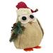 The Holiday Aisle® Stuffed Owl in Santa Hat w/ Winter Greenery | 6 H x 4.5 W x 3 D in | Wayfair F65FBDAEF12547AEA8CC6DCB5E9577E5