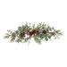 The Holiday Aisle® Icy Bristle Pine & Berry Pre-Lit Swag in Green | 12 H x 30 W x 3 D in | Wayfair B509E46F64FE4933A242FB8BEEAE56AE