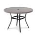 Red Barrel Studio® Malnar Powder Coated Steel Dining Table Metal in Brown | 27.95 H x 41.73 W x 41.73 D in | Outdoor Dining | Wayfair