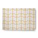 White/Yellow 72 x 48 x 0.12 in Indoor/Outdoor Area Rug - Breakwater Bay Tornblom Geometric Machine Woven Chenille Indoor/Outdoor Area Rug in Yellow/Cream Chenille, | Wayfair