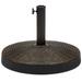 Arlmont & Co. Nacola Round Steel Free Standing Umbrella Base Steel in Brown/Gray | 14.5 H x 20 W x 20 D in | Wayfair
