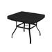 Arlmont & Co. Heavy-Duty Multipurpose Square Patio Table Top Cover, Waterproof Outdoor UV-Resistant Table Cover in Black | Wayfair