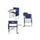 Oniva Ncaa California Golden Bears Sports Chair, Navy Blue